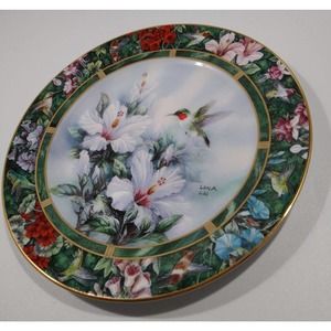 Lena Liu Hummingbird Collection Decor Plate